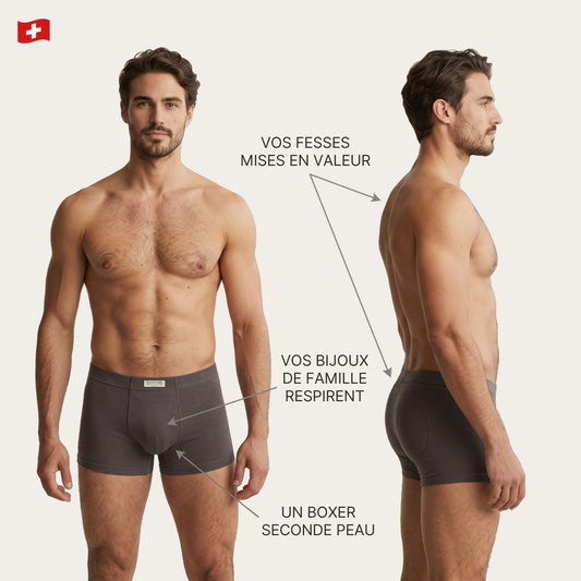 Boxers en fibre de bambou
